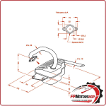 MARMITTA SILENZIATORE TERMINALE DI SCARICO SITO PER PIAGGIO APE 50 0220